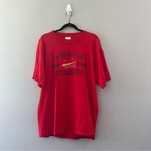 Vintage 2005 Busch Stadium St Louis Cardinals Graphic T-shirt Adult Size Large